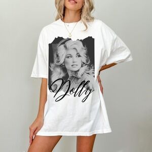 Dolly Parton Shirt On Queen Of Hearts White